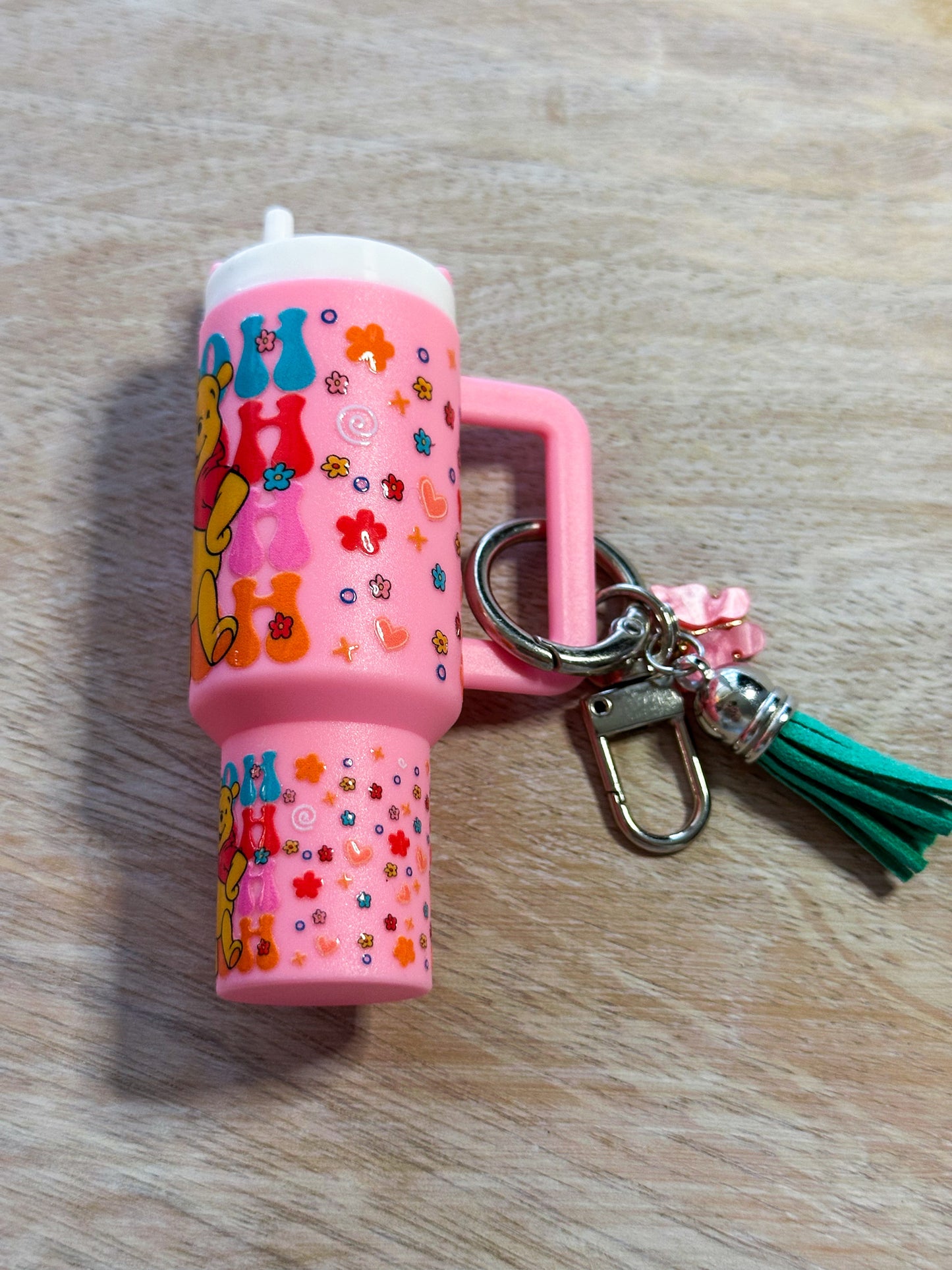 Pooh Tumbler Keychain