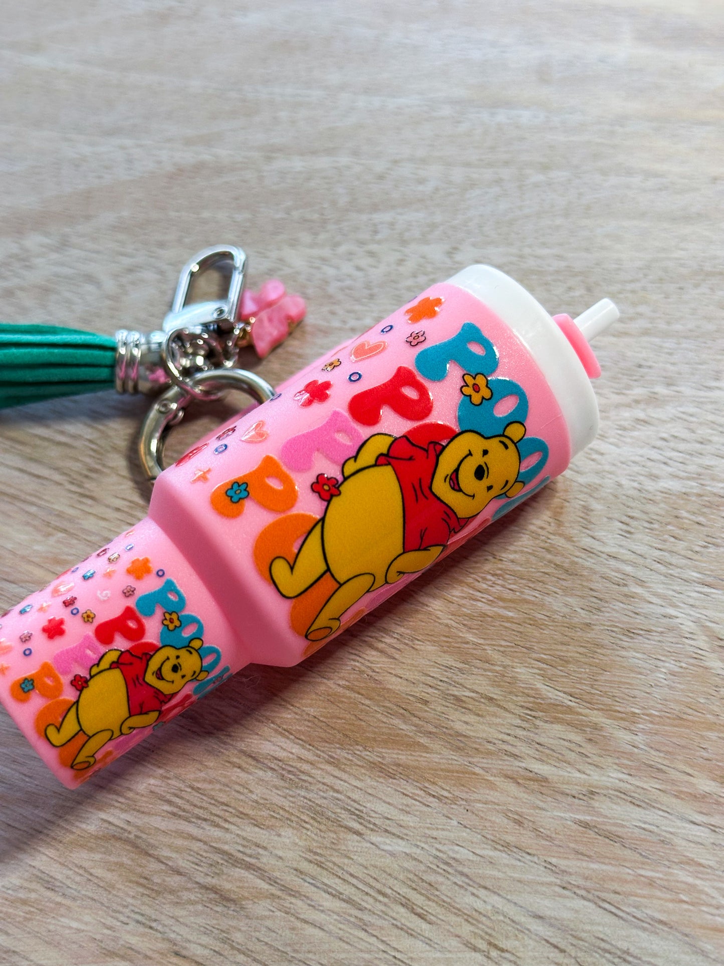 Pooh Tumbler Keychain
