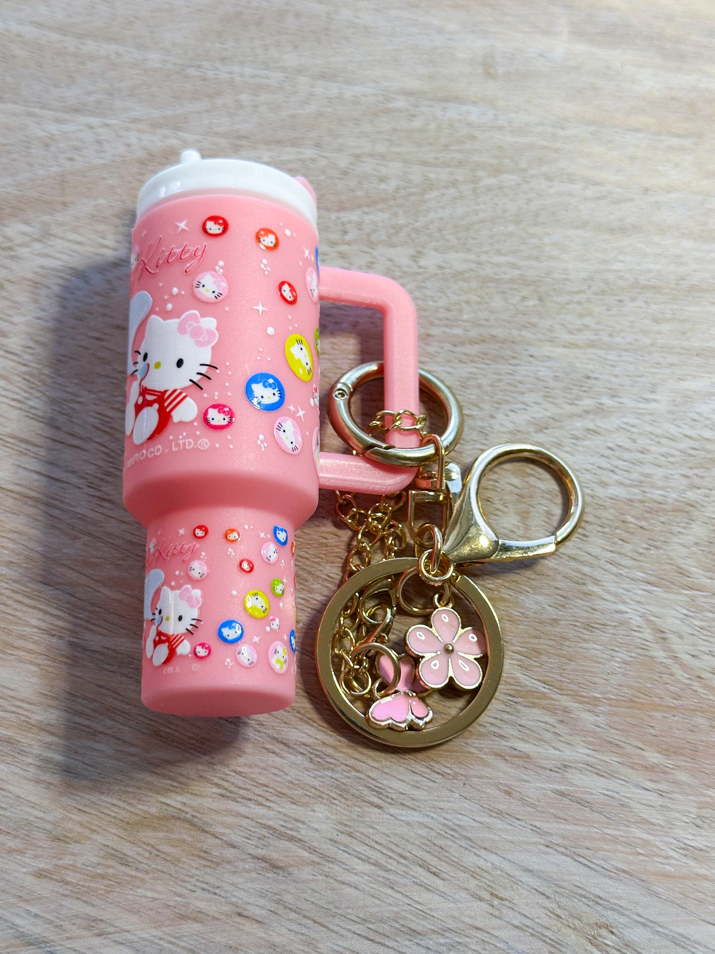 Hello Kitty Tumbler Keychain