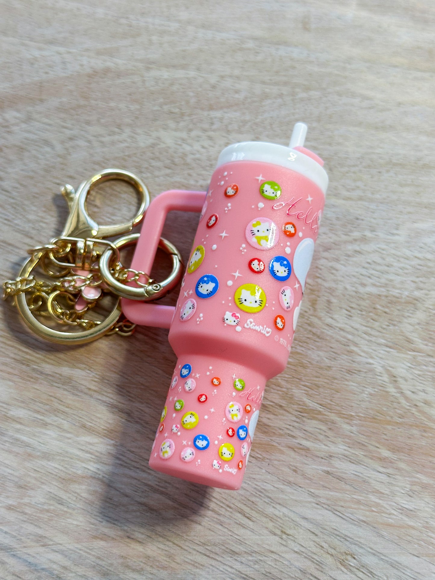 Hello Kitty Tumbler Keychain
