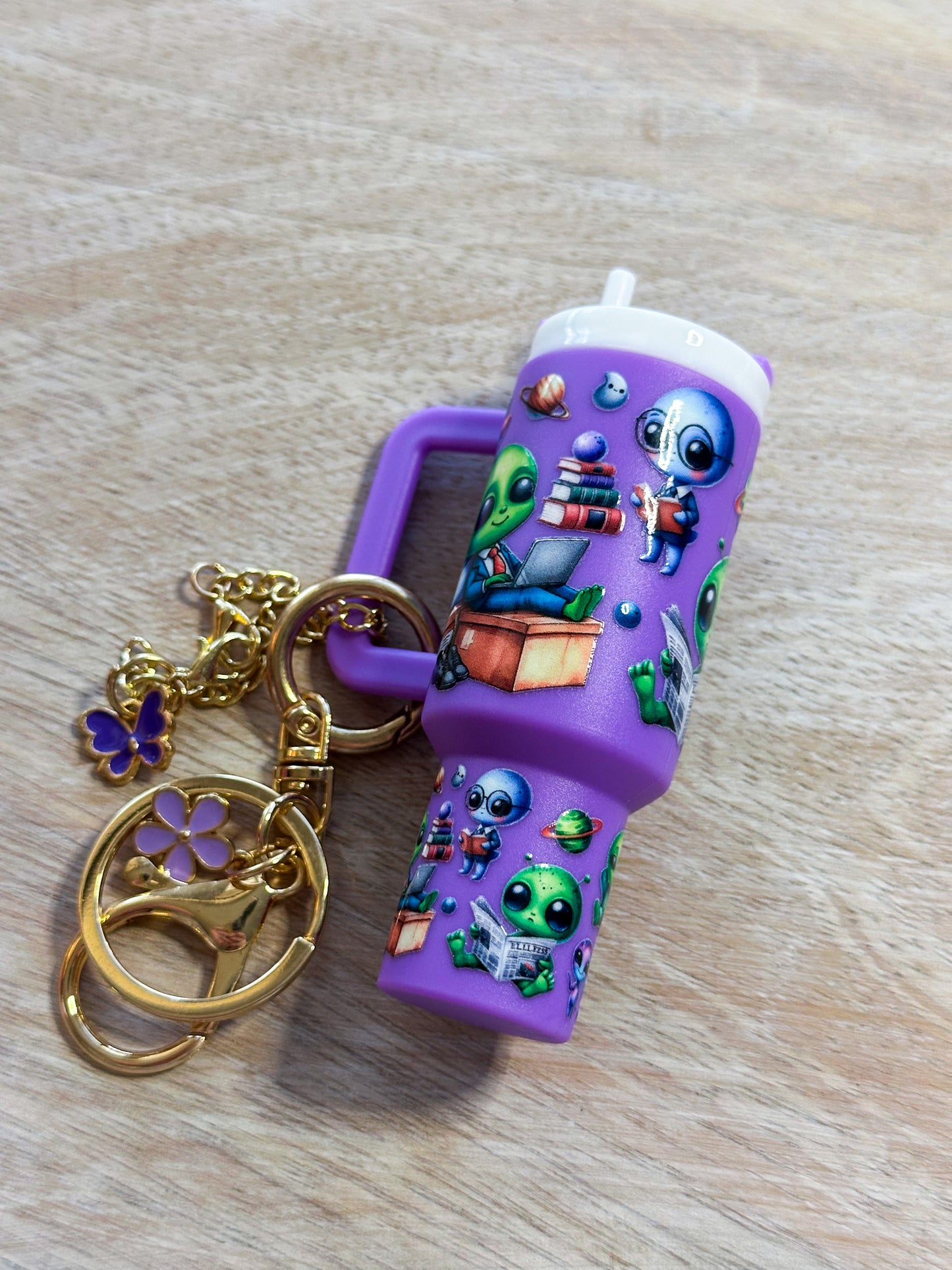 Alien Tumbler Keychain