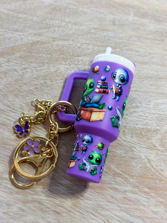 Alien Tumbler Keychain