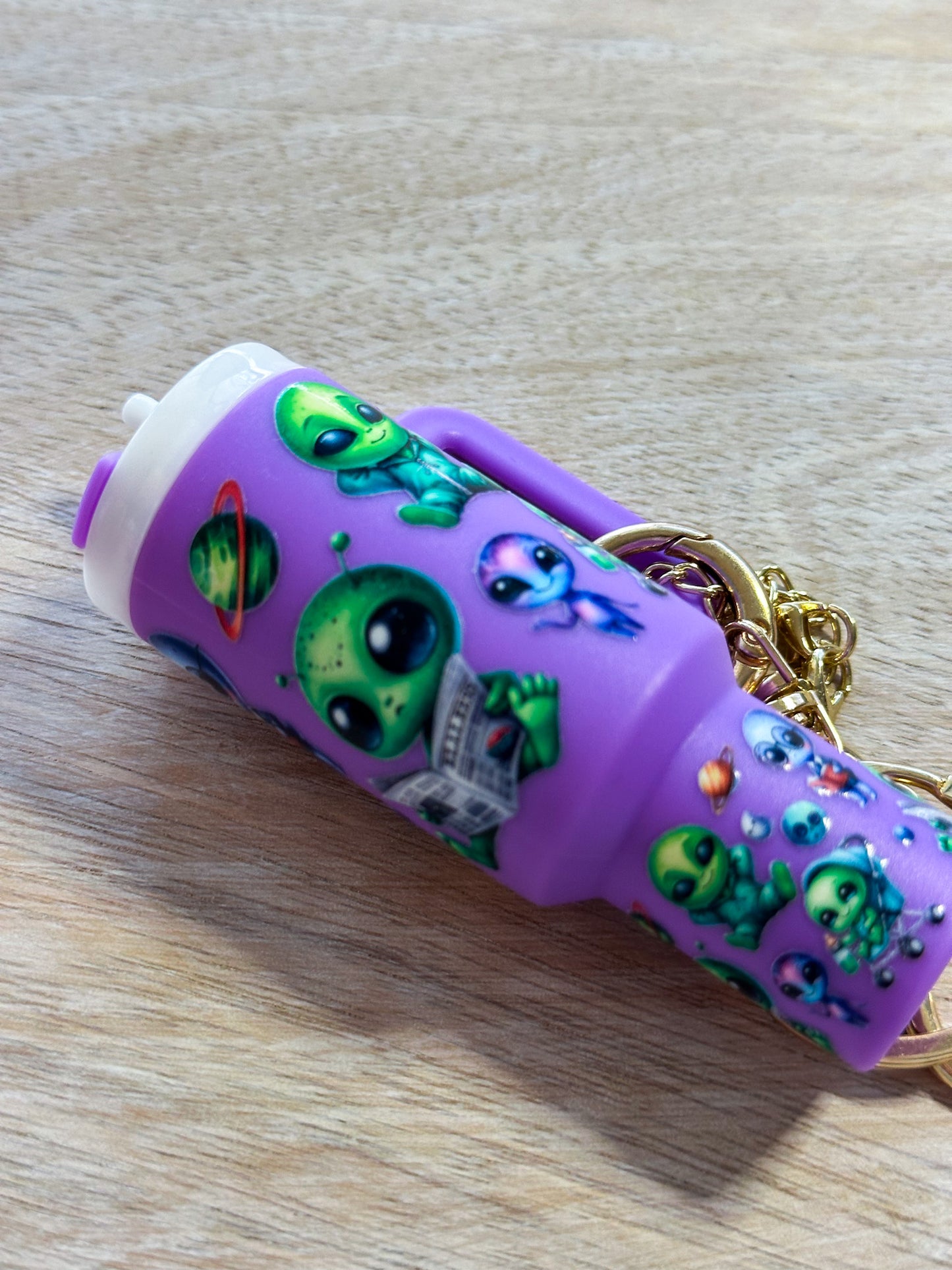 Alien Tumbler Keychain