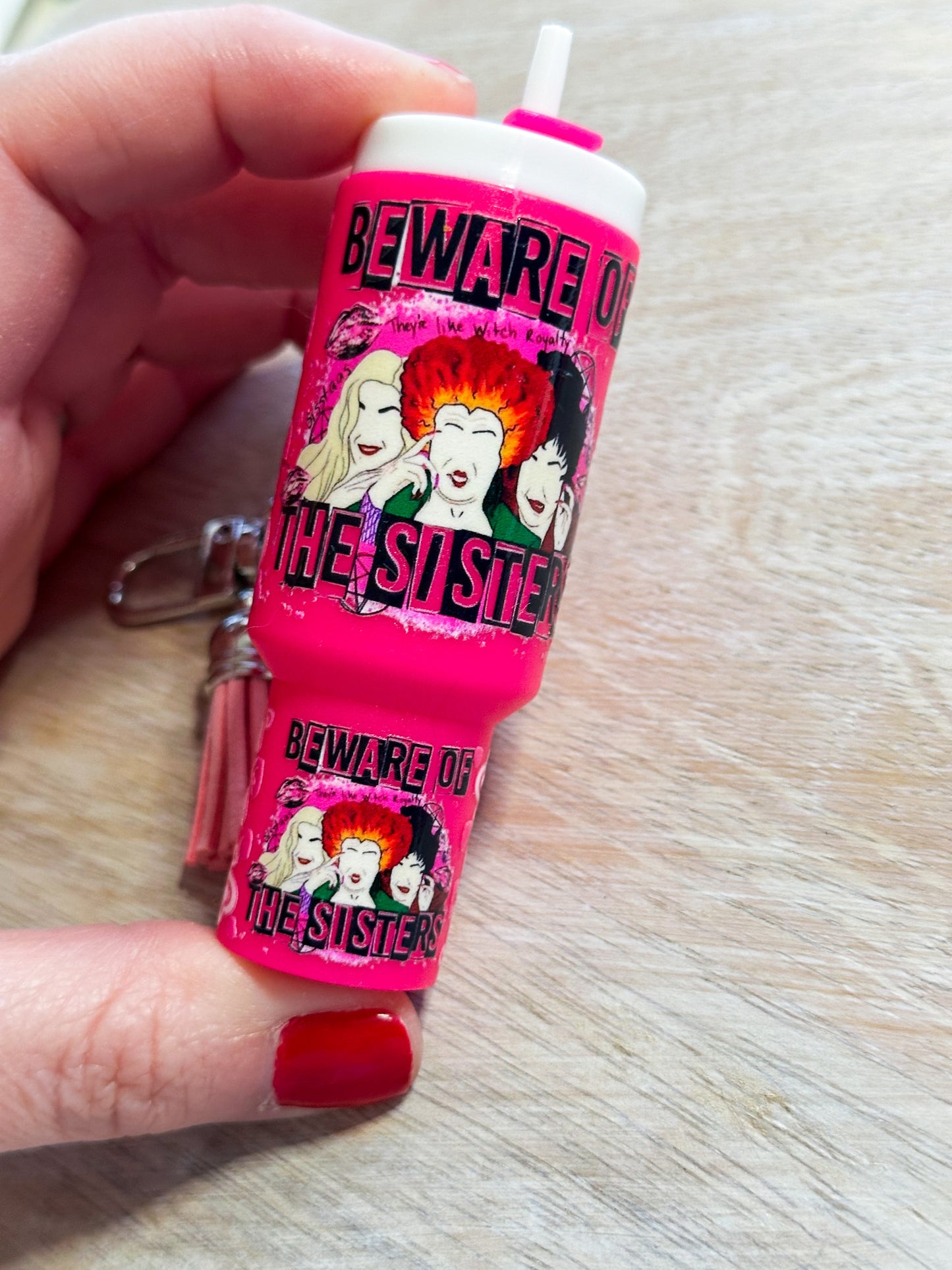 Sisters Tumbler Keychain