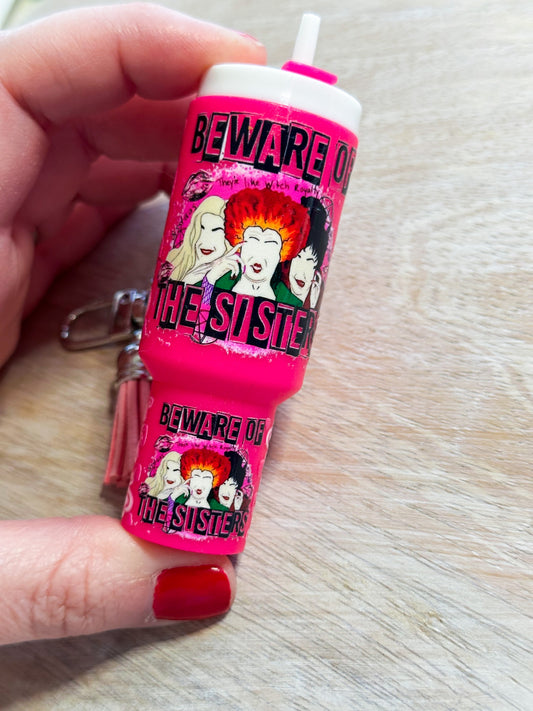 Sisters Tumbler Keychain