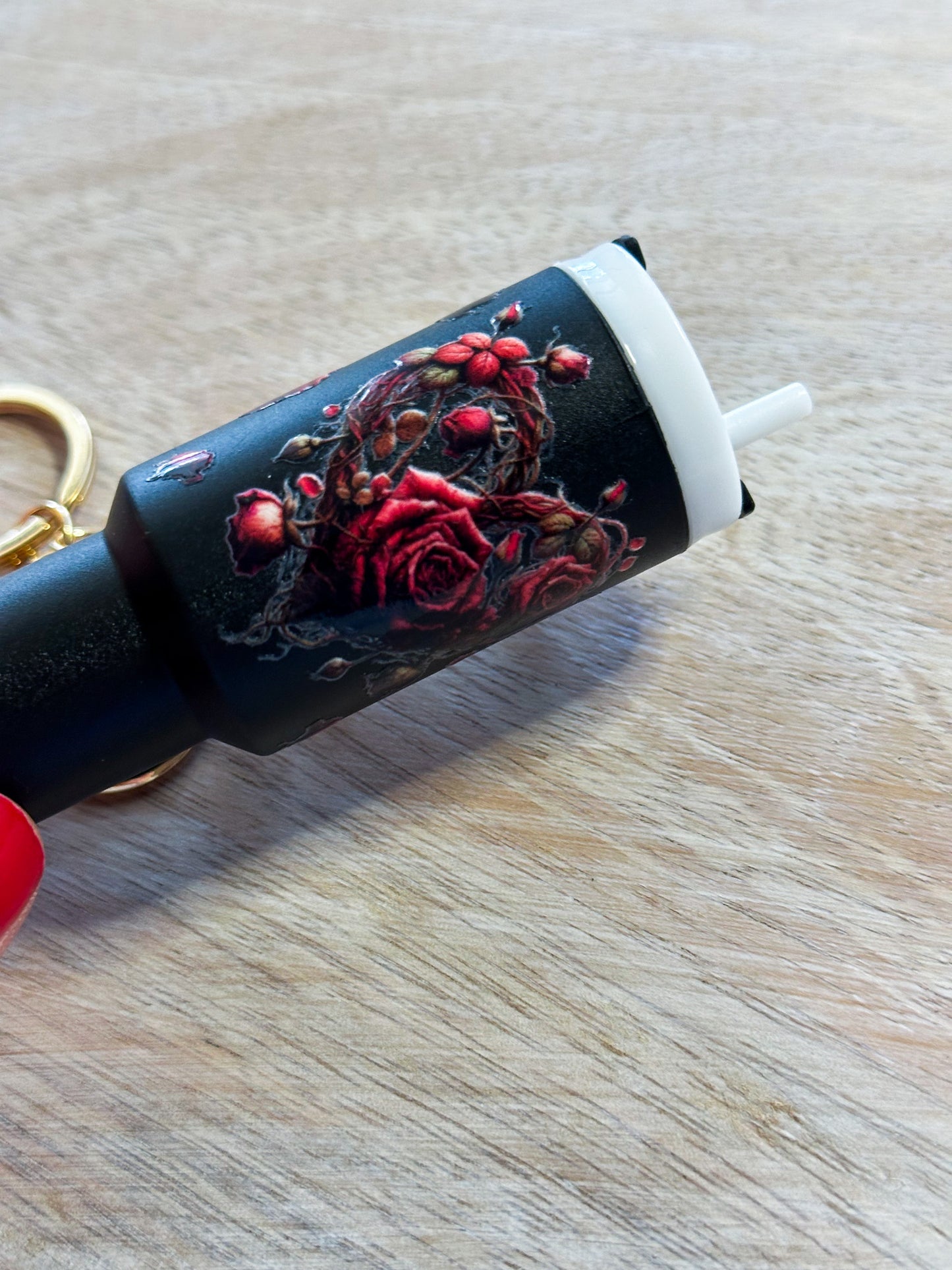 Rose Tumbler Keychain