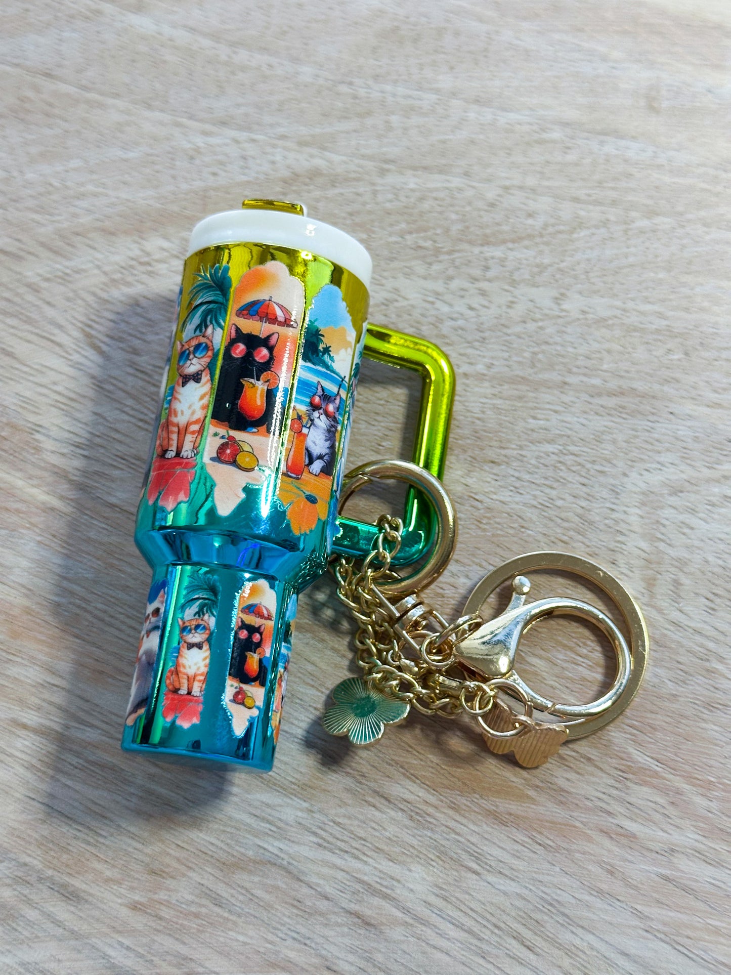 Cats Tumbler Keychain