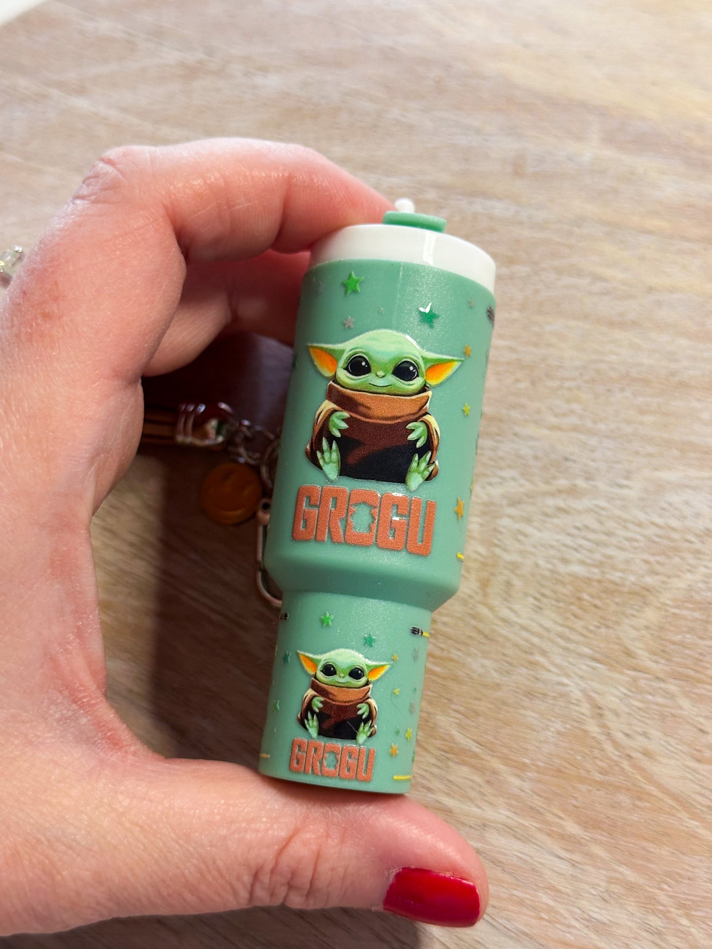 Grogu Tumbler Keychain