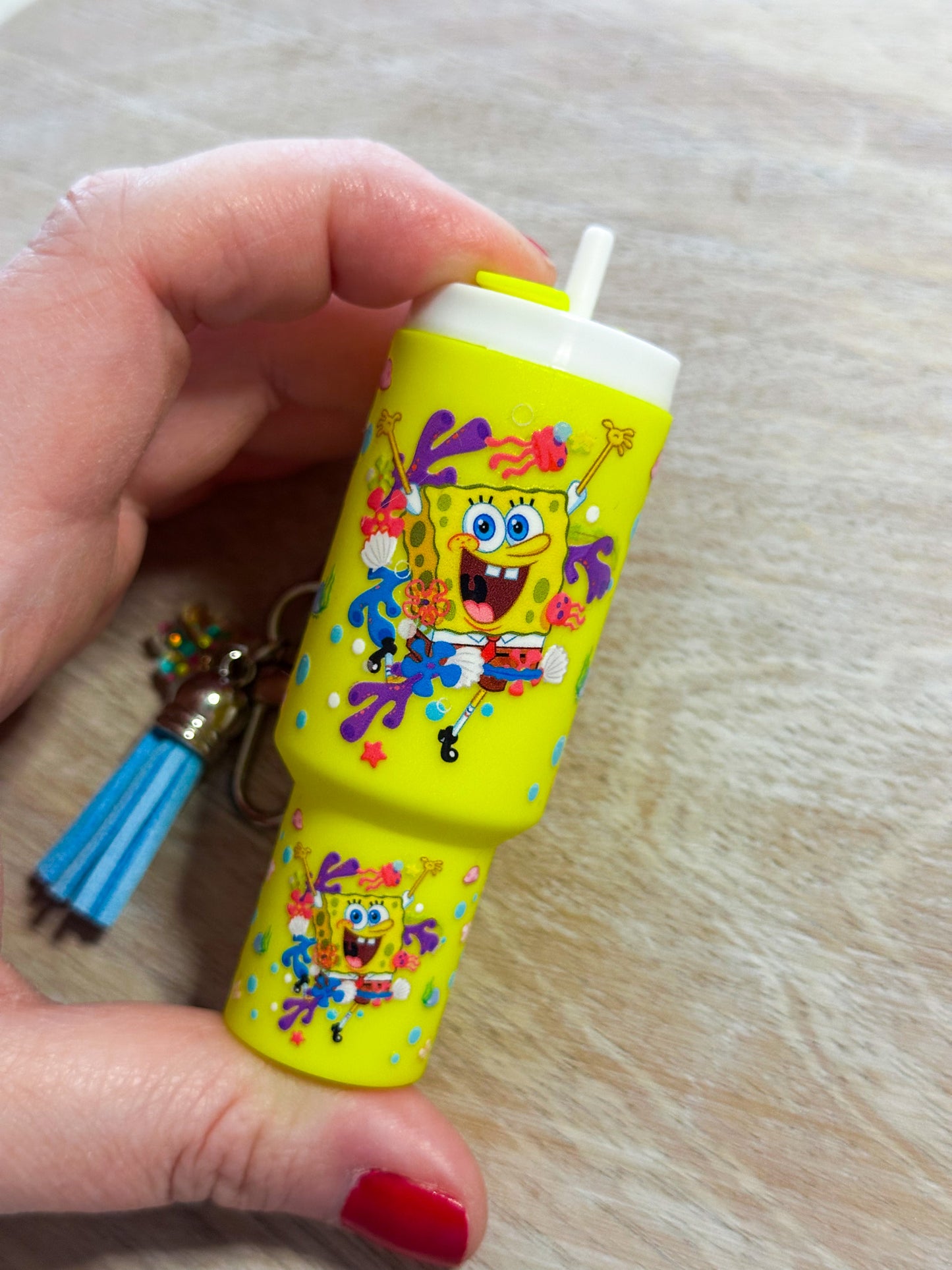 Spongebob Tumbler Keychain