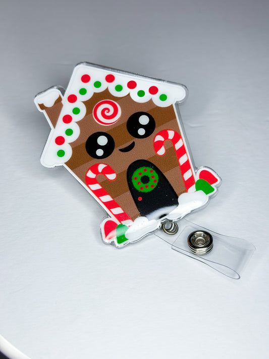 Gingerbread House Badge Reel